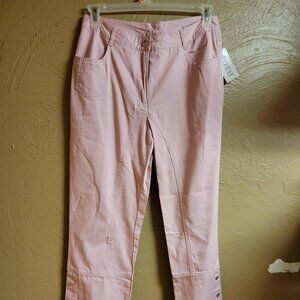 Women's Size 12 Together Pink Pants 4 Snap Buttons at Ankle